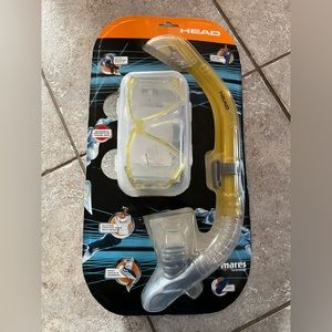 Combo head barracuda snorkelling mask
